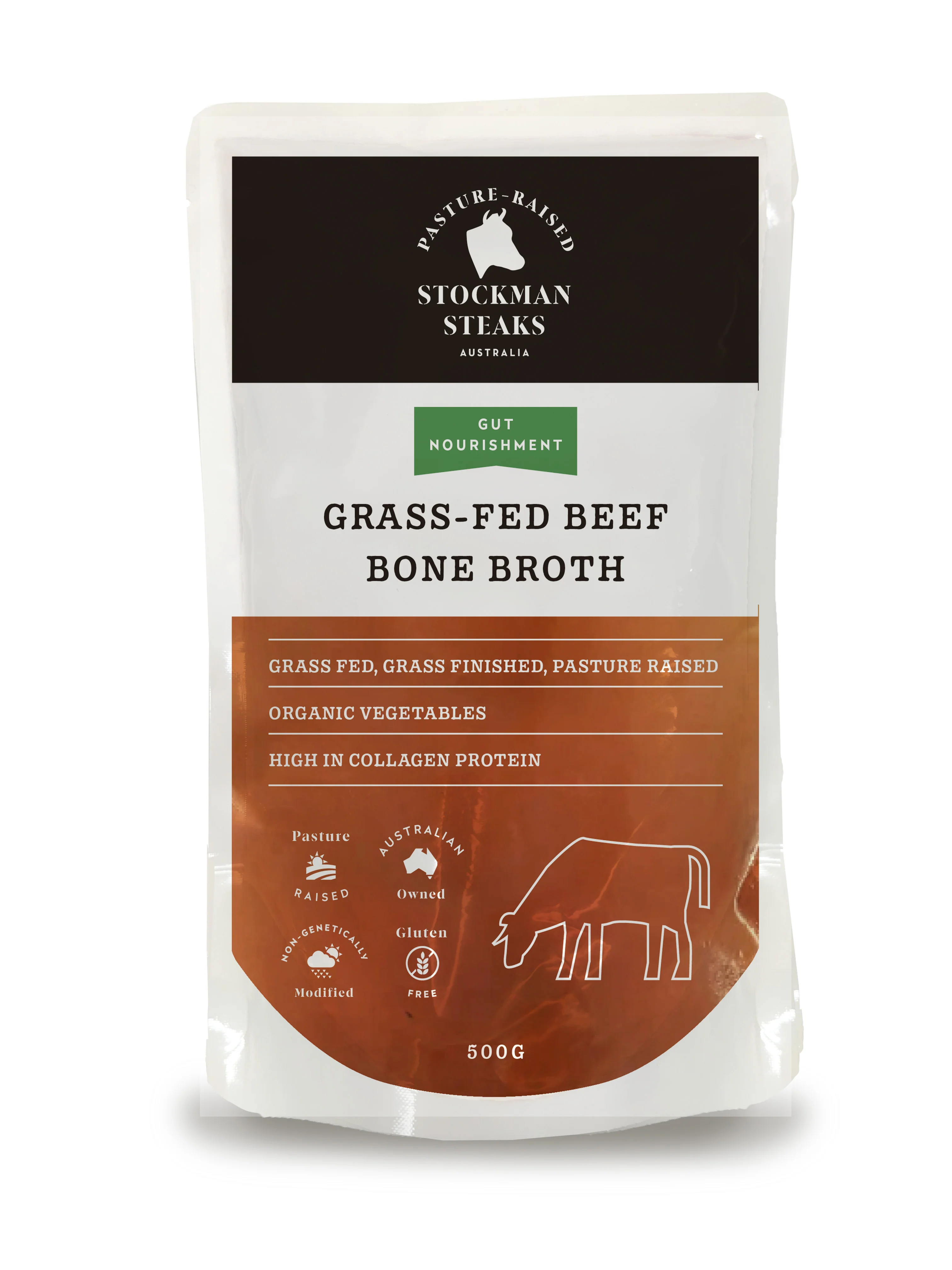 Box of 12 Beef Bone Broths - Gut Nourishment 500ml (SAVE 10%)